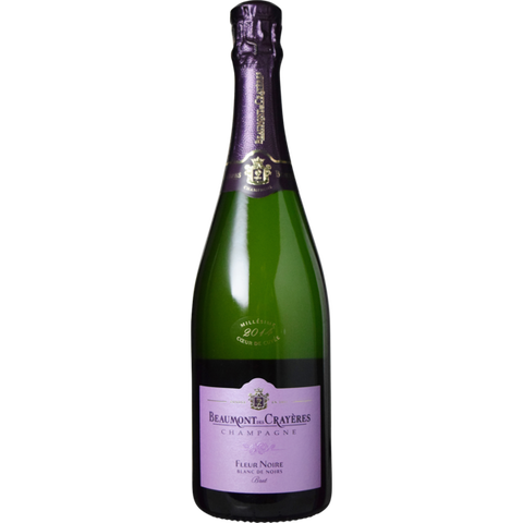 Champagne Beaumont Des Crayeres Fleur Noire Blanc De Noirs Brut Millesime 2014