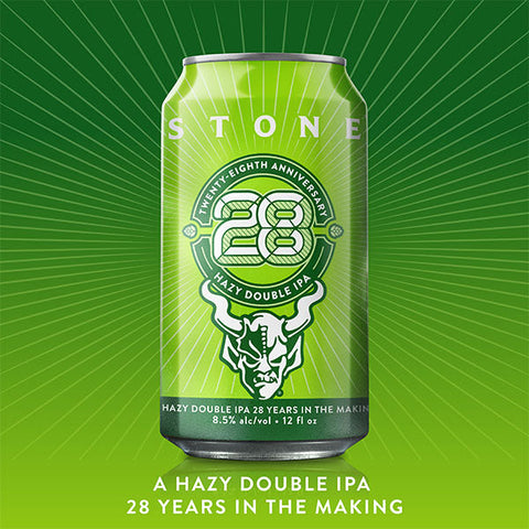 Stone Stone 28th Anniversary Hazy Double IPA 