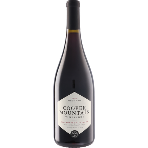 Cooper Mountain Vineyards Pinot Noir Willamette Valley 2022