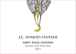 J.C. Somers Abbey Ridge Pinot Noir Dundee Hills 2021