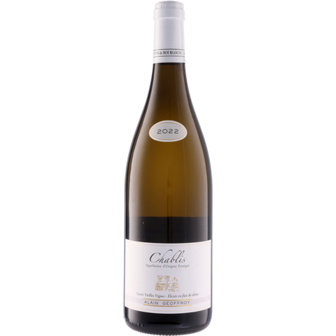 Domaine Alain Geoffroy Chablis Cuvee Vieilles Vignes ''Elevee En Futs De Chene'' 2022