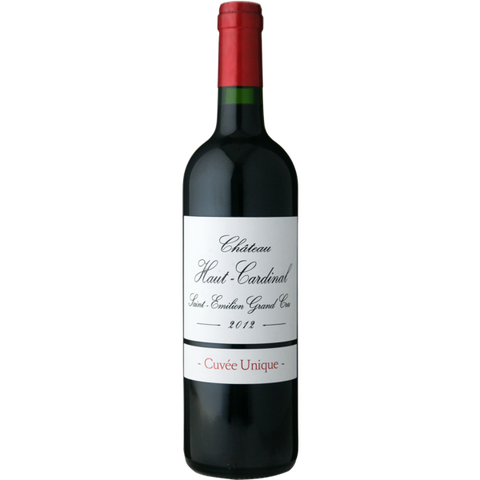 Chateau Poupille Chateau Haut Cardinal Cuvee Unique 2012