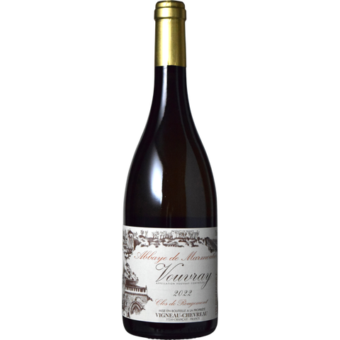 Domaine Vigneau-Chevreau Vouvray Clos De Rougemont Abbaye De Marmoutier Sec 2022