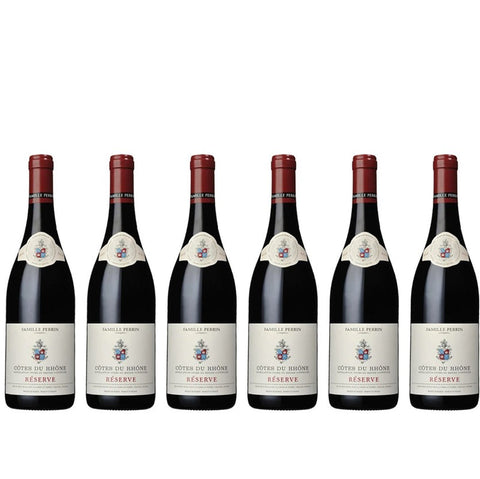 ファミーユ・ペラン・コート・デュ・ローヌ・レゼルヴ・ルージュ 6本セット Famille Perrin Cote Du Rhone Reserve Rouge 6 Bottles Set